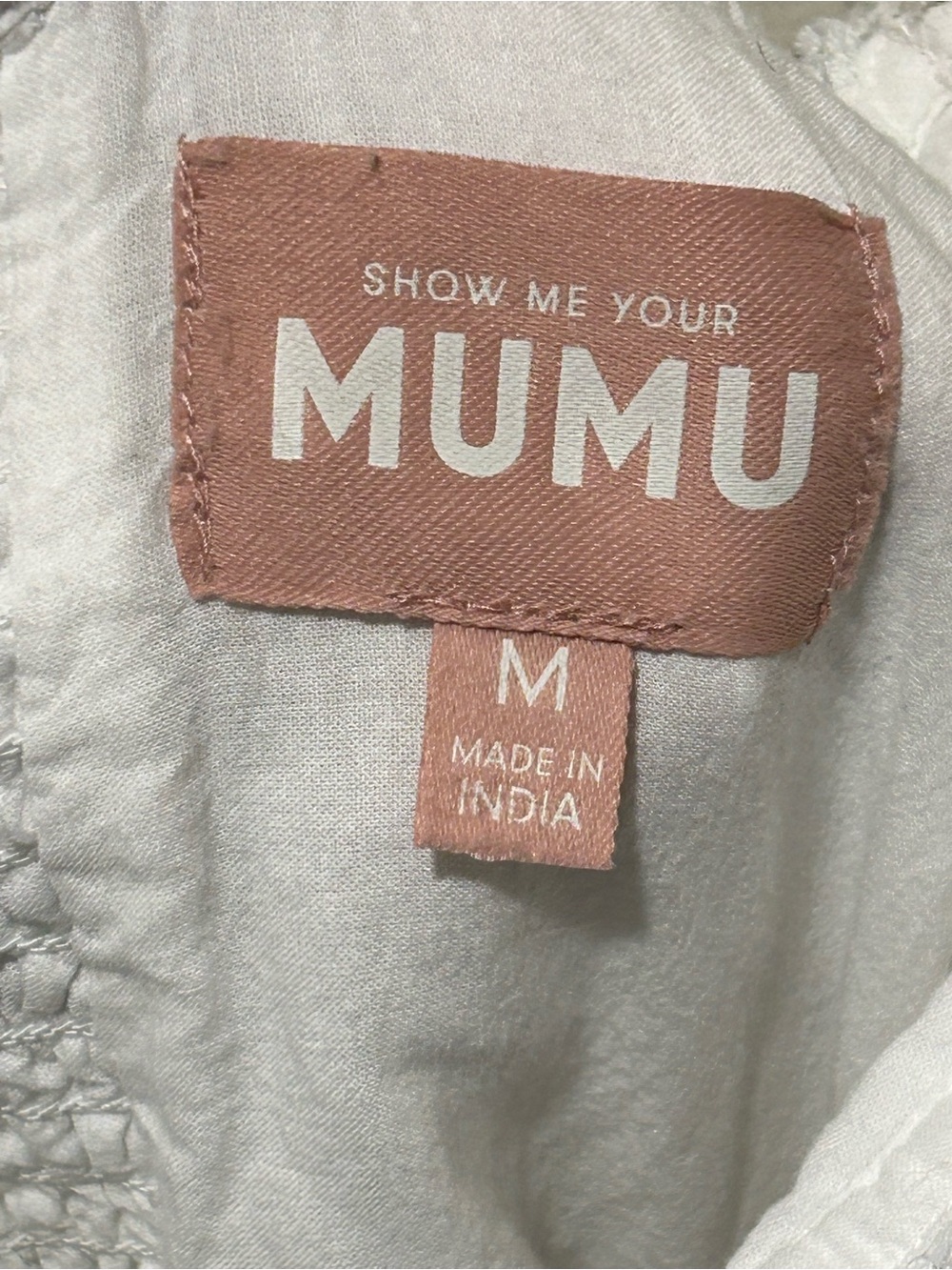 Show Me Your Mumu The Regal White Romper , size M - Picture 10 of 10